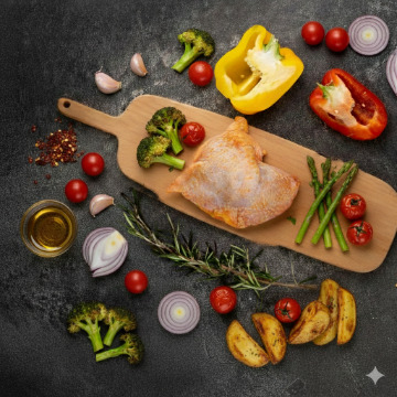 Marinated Chicken Boneless Leg-Honey